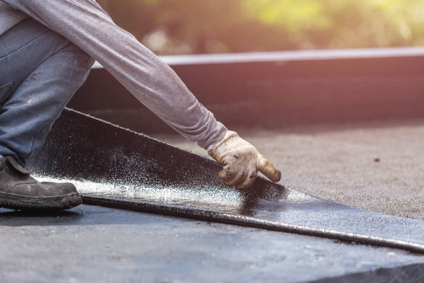 Professional Waterproofing technician working in Verona, KY